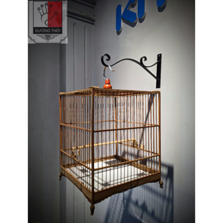 Móc treo giỏ hoa, chậu hoa,lồng chim gắn tường bằng sắt mỹ thuật PC02+ Kèm vít nở đầy đủ