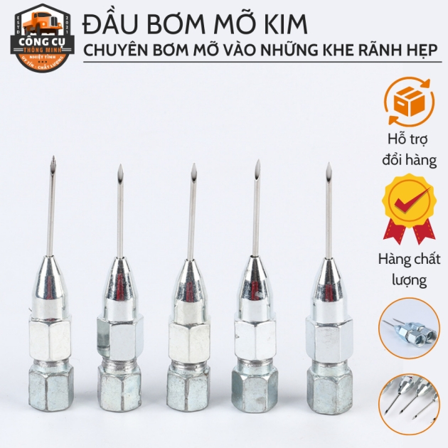 Đầu Bơm Mỡ Kim Chuyên Bơm Mỡ Vào Những Bộ Phận Không Có Vú Bơm Mỡ, Khe Rãnh Hẹp, Đầu Kim Bơm Mỡ Không Gỉ