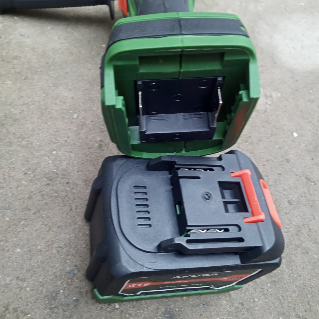 Máy mài góc pin chính hãng AKUZA -2 pin 15cell lithium-ion 100%