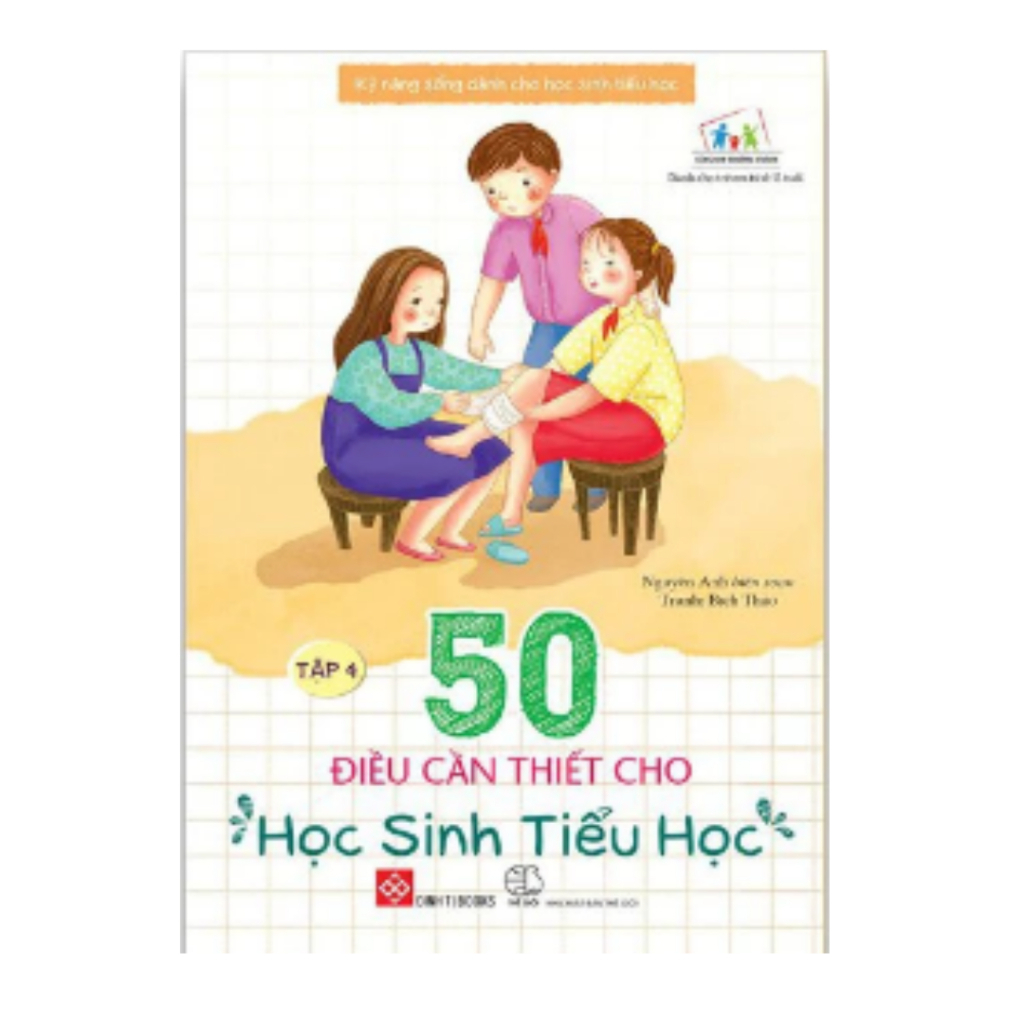 Sách Đinh Tị - Kỹ Năng Sống Dành Cho Học Sinh Tiểu Học - 50 Điều Cần Thiết Cho Học Sinh Tiểu Học (Bộ 4 Cuốn)