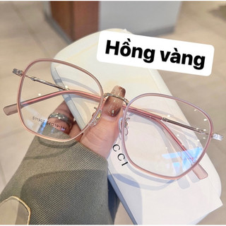 Kính gọng vuông kim loại vuông nam nữ mã 13
