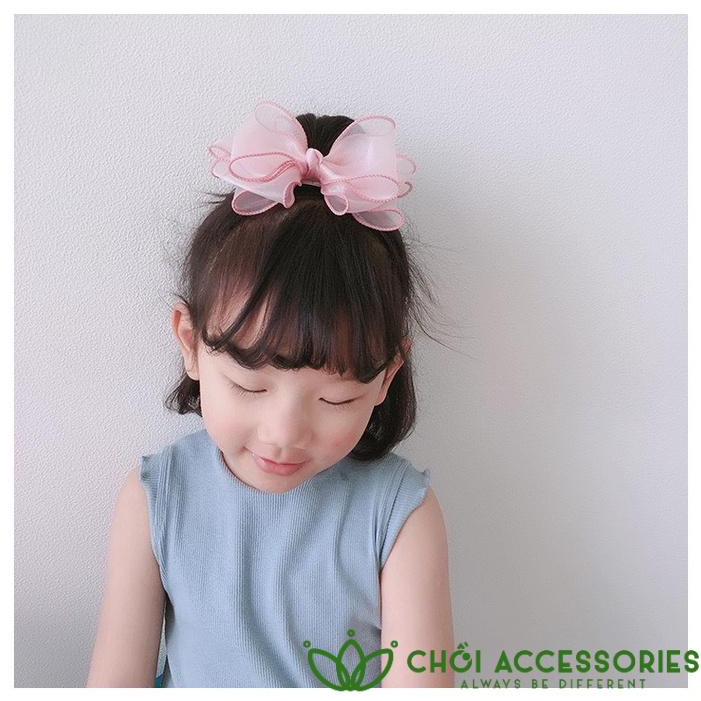 Kẹp tóc nữ, kẹp tóc cho bé gái bèo phồng nhiều lớp dễ thương - Y164
