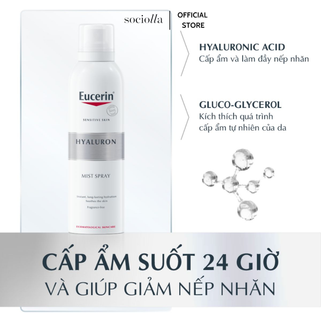 Xịt Khoáng Dưỡng Ẩm Eucerin