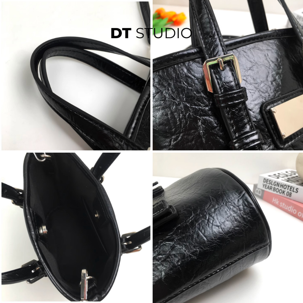 Túi xách nữ bucket túi đeo vai đeo chéo xách tay túi bucket xô Hàn Quốc thanh lịch DT017