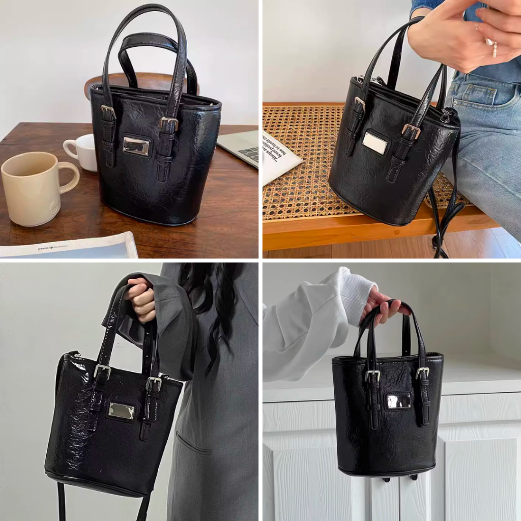 Túi xách nữ bucket túi đeo vai đeo chéo xách tay túi bucket xô Hàn Quốc thanh lịch DT017