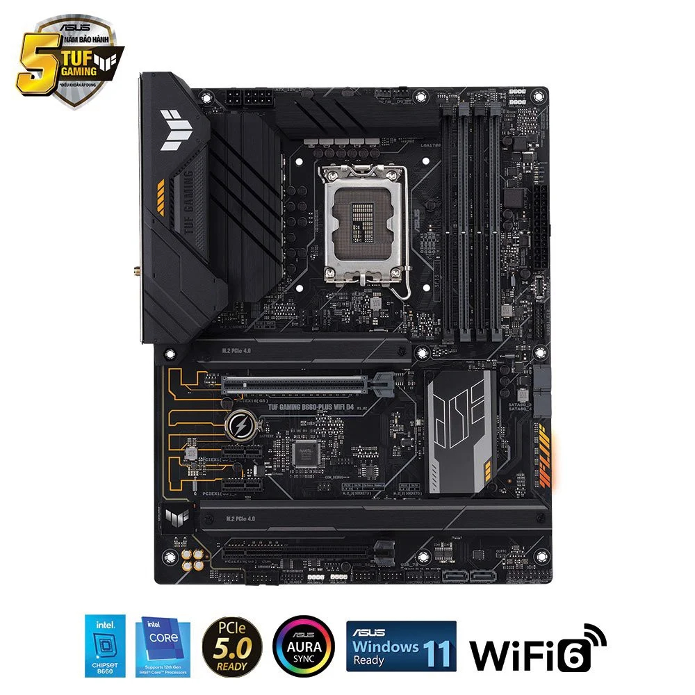 BO MẠCH CHỦ ASUS TUF GAMING B660-PLUS WIFI D4  36T FULL ATX