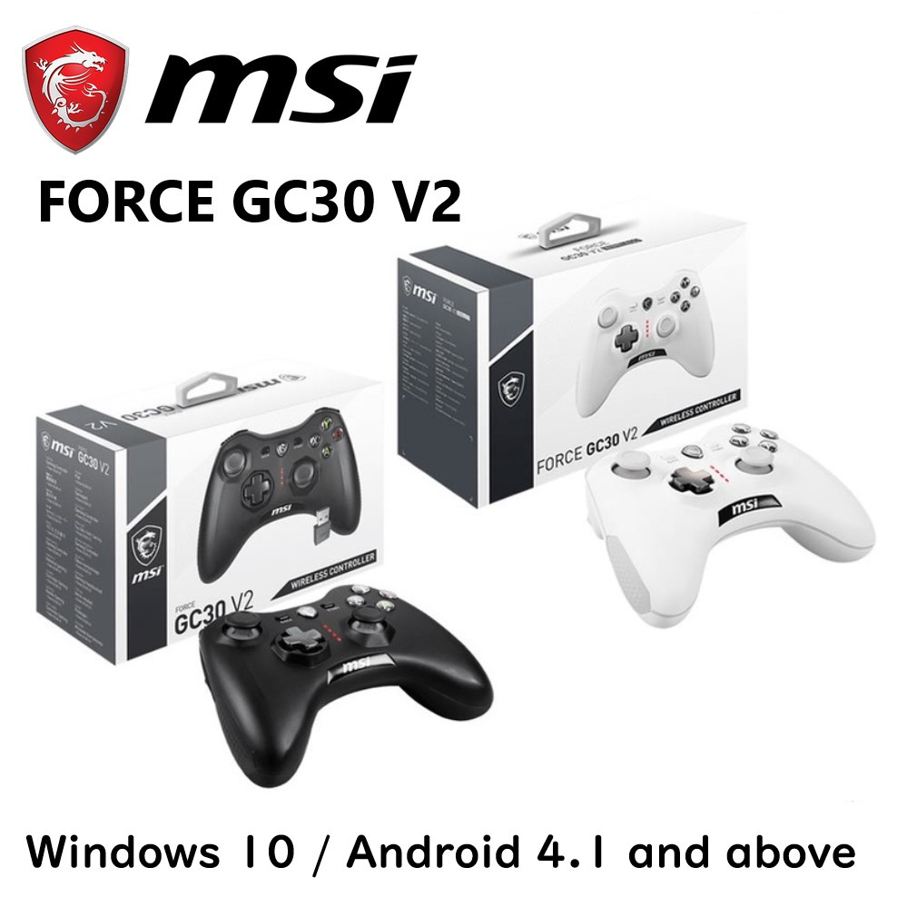 Tay cầm không dây MSI Force GC30 V2 - White