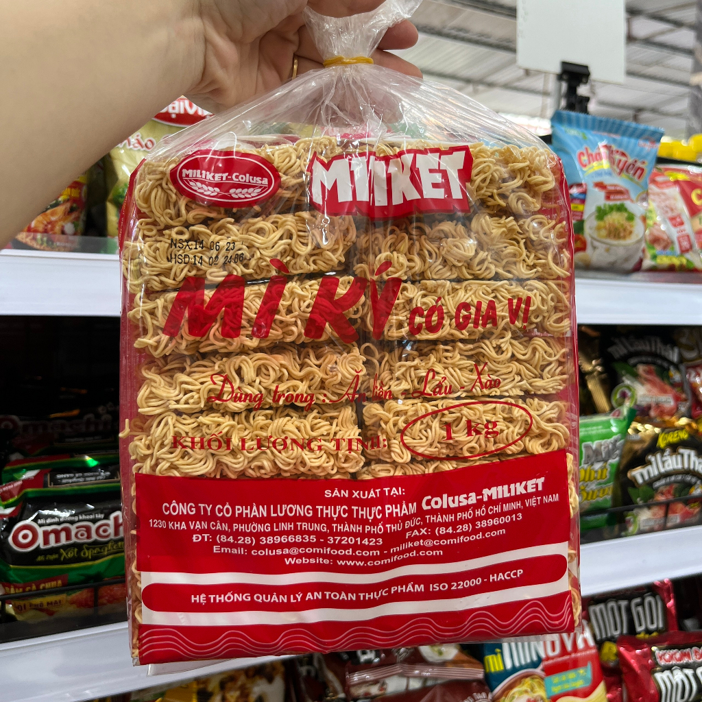 Mì Ký Có Gia Vị Miliket Gói 1kg
