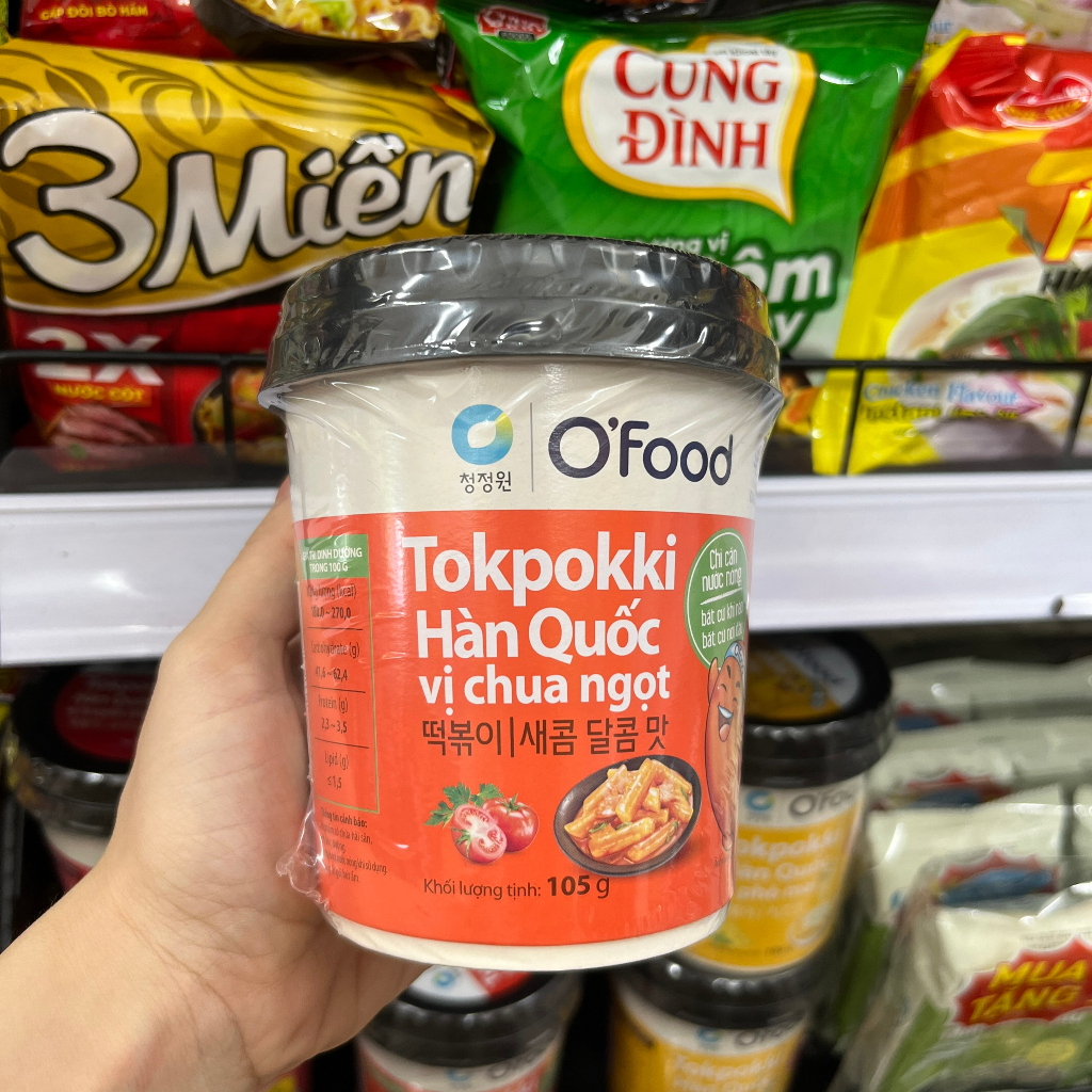 Tokpokki ăn liền Hàn Quốc O'Food 105g
