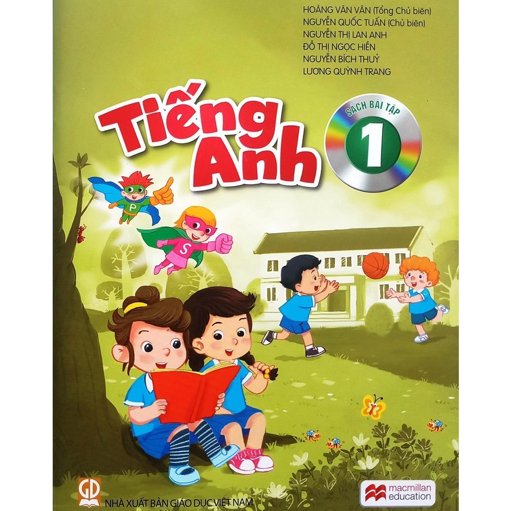 Sách - Bài tập Tiếng Anh Lớp 1 Kèm 1 tờ Thời Khóa Biểu