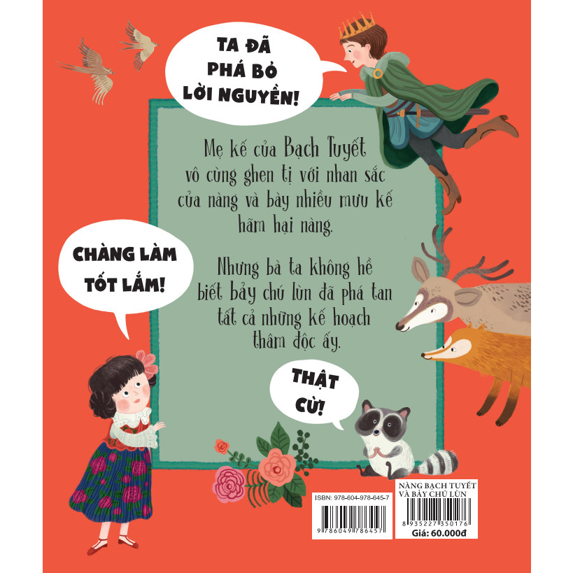 Sách - Truyện Cổ Tích Kinh Điển - Nàng Bạch Tuyết Và Bảy Chú Lùn - Ndbooks