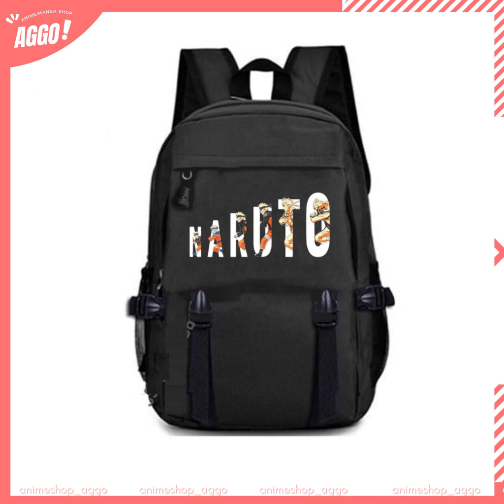 Balo đi học Naruto, balo anime in hình Naruto Sasuke Sakura Itachi Kakashi mẫu mới bền đẹp