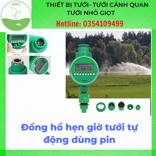 Đồng Hồ Hẹn Giờ Tưới Nước Cho Cây, van hẹn giờ tưới dùng pin