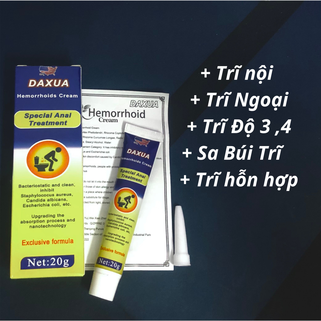 7Tuyp kem bôi Trĩ Daxua hàng nhập Mỹ