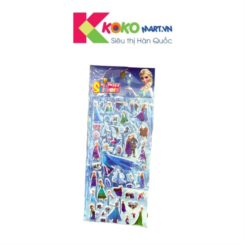 Hình dán sticker Elsa cho bé gái