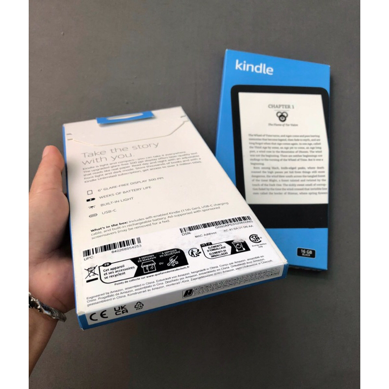Máy đọc sách Kindle 2022 - 16Gb NEW Seal
