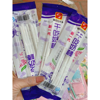 Sỉ bịch 30 gói kẹo tăm lạnh trắng vị sữa