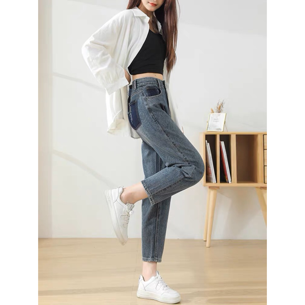 Quần jean size ngắn dành cho nấm lùn 1m4x. Lưng cao, dáng baggy size XXS-XS-S dài 84 hoặc 88cm