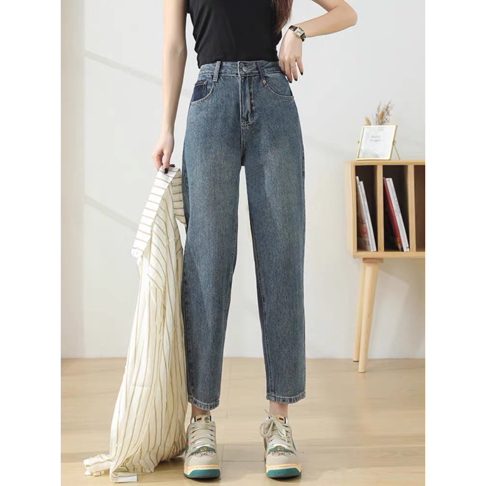 Quần jean size ngắn dành cho nấm lùn 1m4x. Lưng cao, dáng baggy size XXS-XS-S dài 84 hoặc 88cm