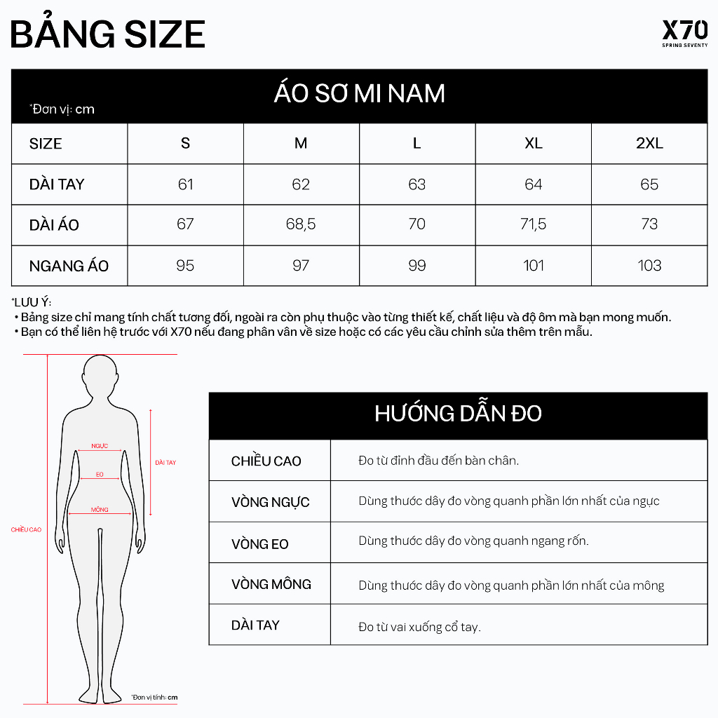 Áo Sơ Mi Nam Dài Tay Nhiều Màu Trơn Thiết Kế Thời Trang X70 - 07660001