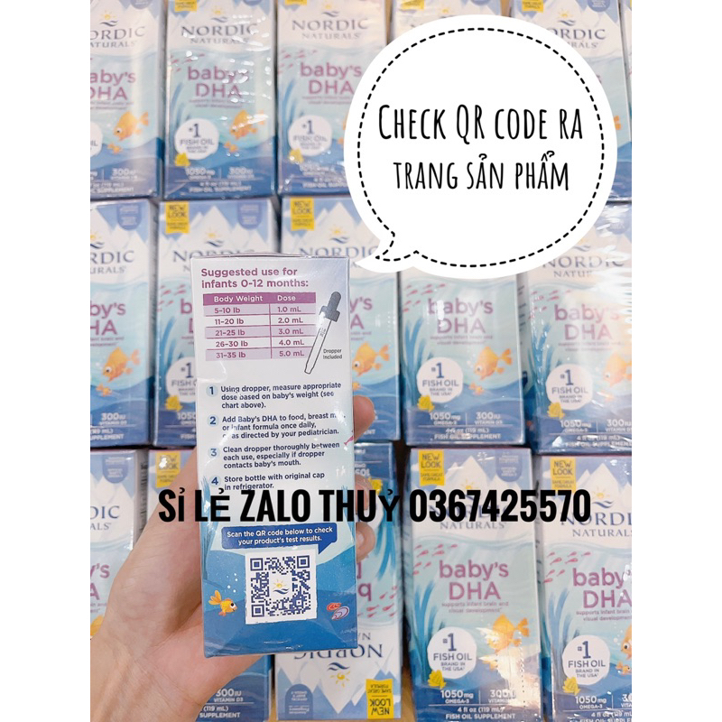 DHA Children’s 530mg  - Baby 1050mg - Omega 3 Nordic Naturals