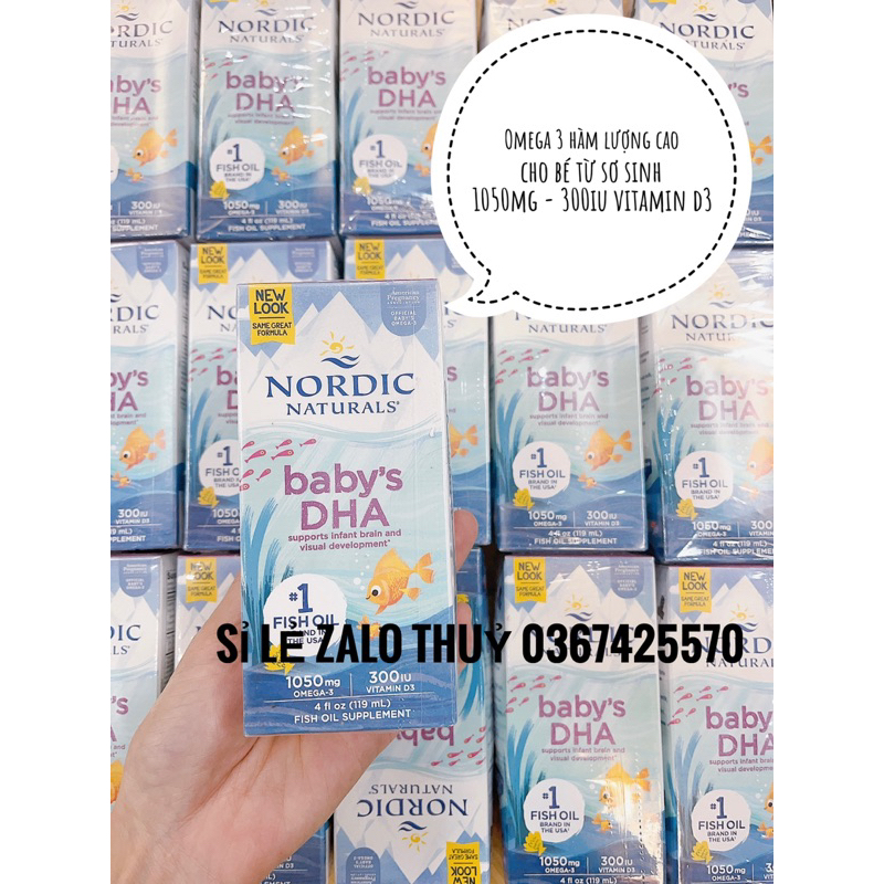 DHA Children’s 530mg  - Baby 1050mg - Omega 3 Nordic Naturals