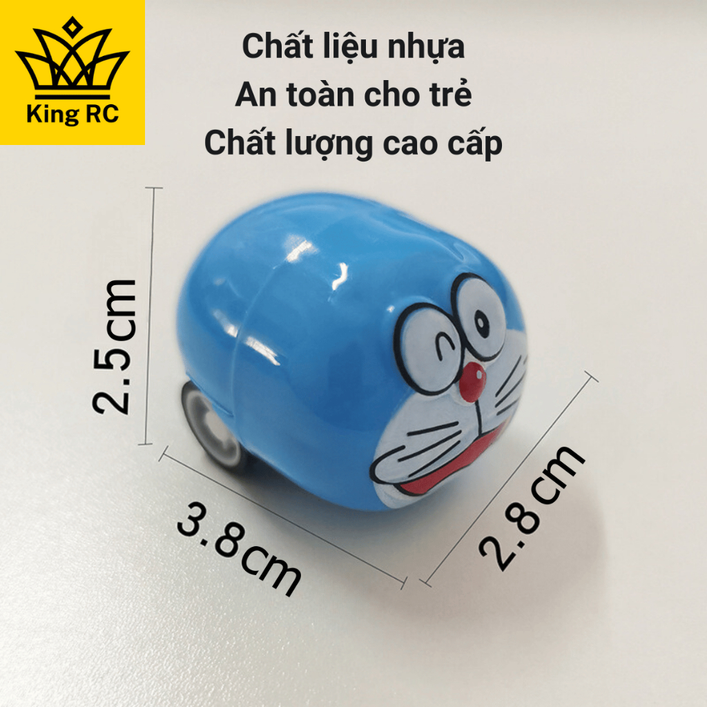 XC01 hình DORAEMON chất liệu nhựa cao cấp, an toàn cho bé