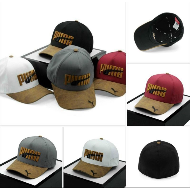 Nón lưỡi trai PU MA  Vintage lưỡi trai da lộn,phối cotton Hàn Quốc phối, hoạ tiết đơn giản, trẻ trung, nón bít đuôi