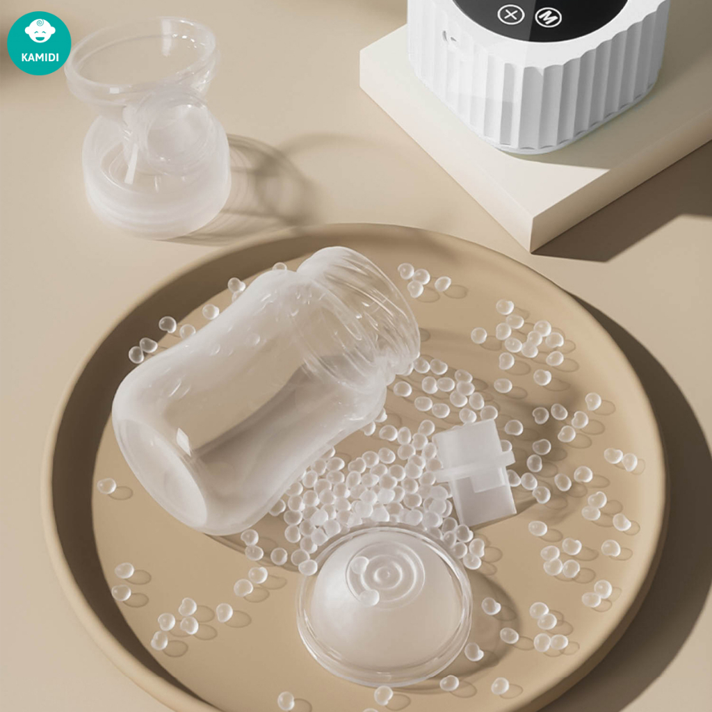 Máy hút sữa Silicon Kamidi Max chính hãng phễu silicon với 9 cấp độ hút