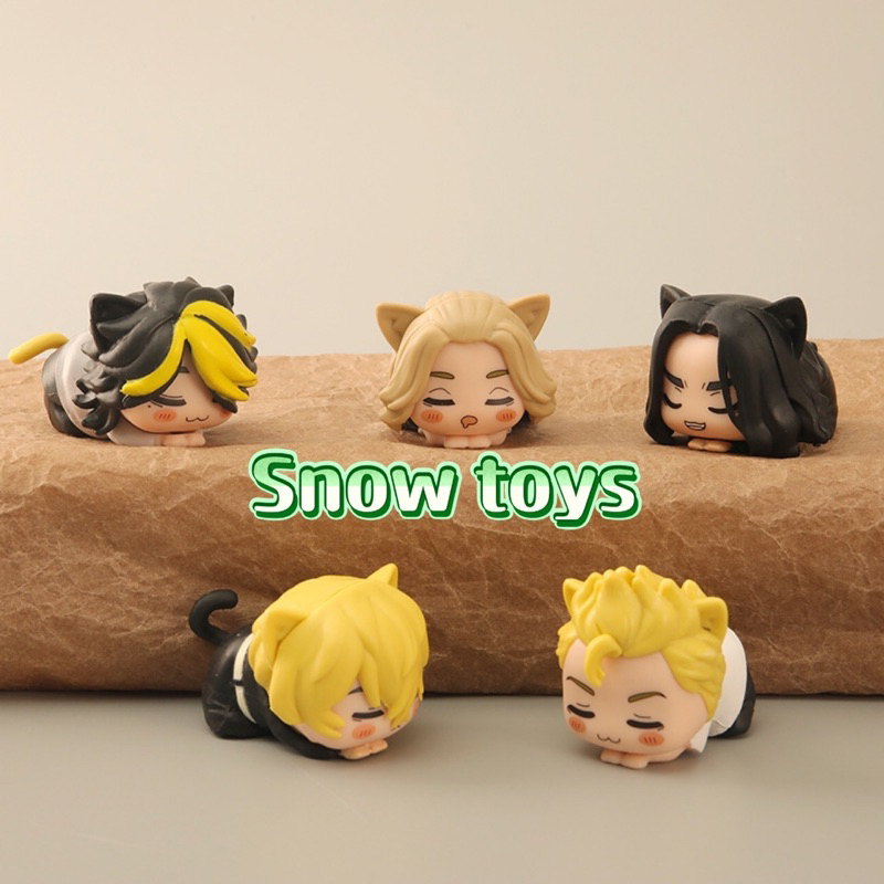 Mô hình Tokyo Revengers - Cosplay mèo Takemichi Hanagaki Chifuyu Matsuno Mikey Manjiro Sano Baji Keisuke Kazutora