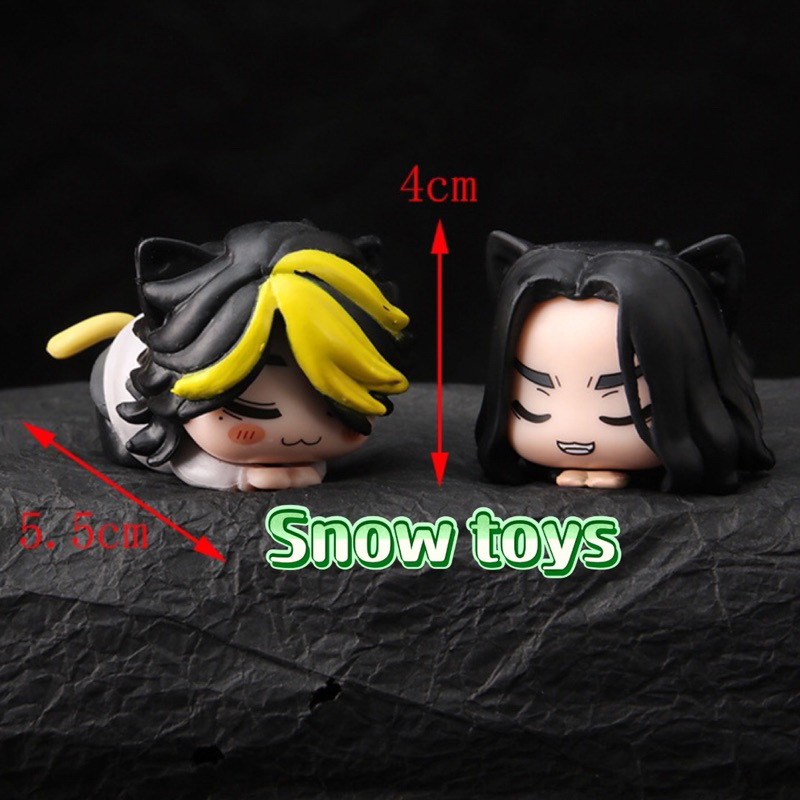 Mô hình Tokyo Revengers - Cosplay mèo Takemichi Hanagaki Chifuyu Matsuno Mikey Manjiro Sano Baji Keisuke Kazutora