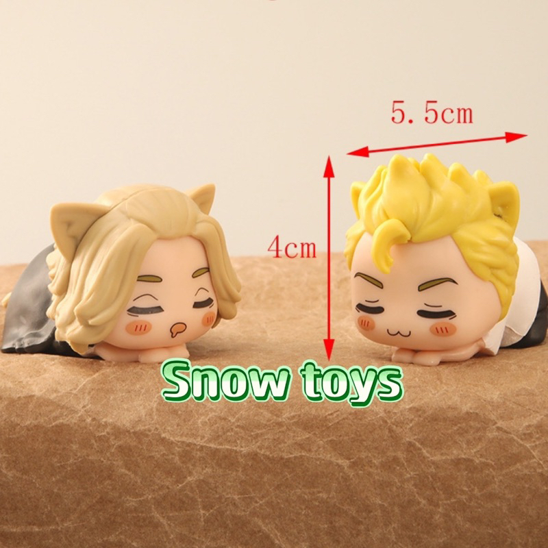 Mô hình Tokyo Revengers - Cosplay mèo Takemichi Hanagaki Chifuyu Matsuno Mikey Manjiro Sano Baji Keisuke Kazutora