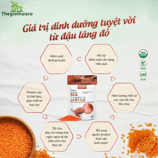 Đậu lăng đỏ hữu cơ C'lavie 200g