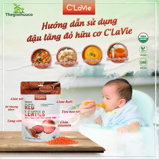 Đậu lăng đỏ hữu cơ C'lavie 200g