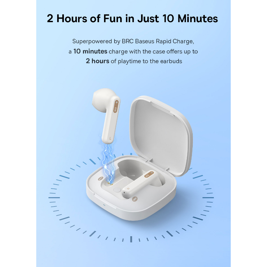 Tai nghe TWS Baseus Bowie E16 - Chính hãng