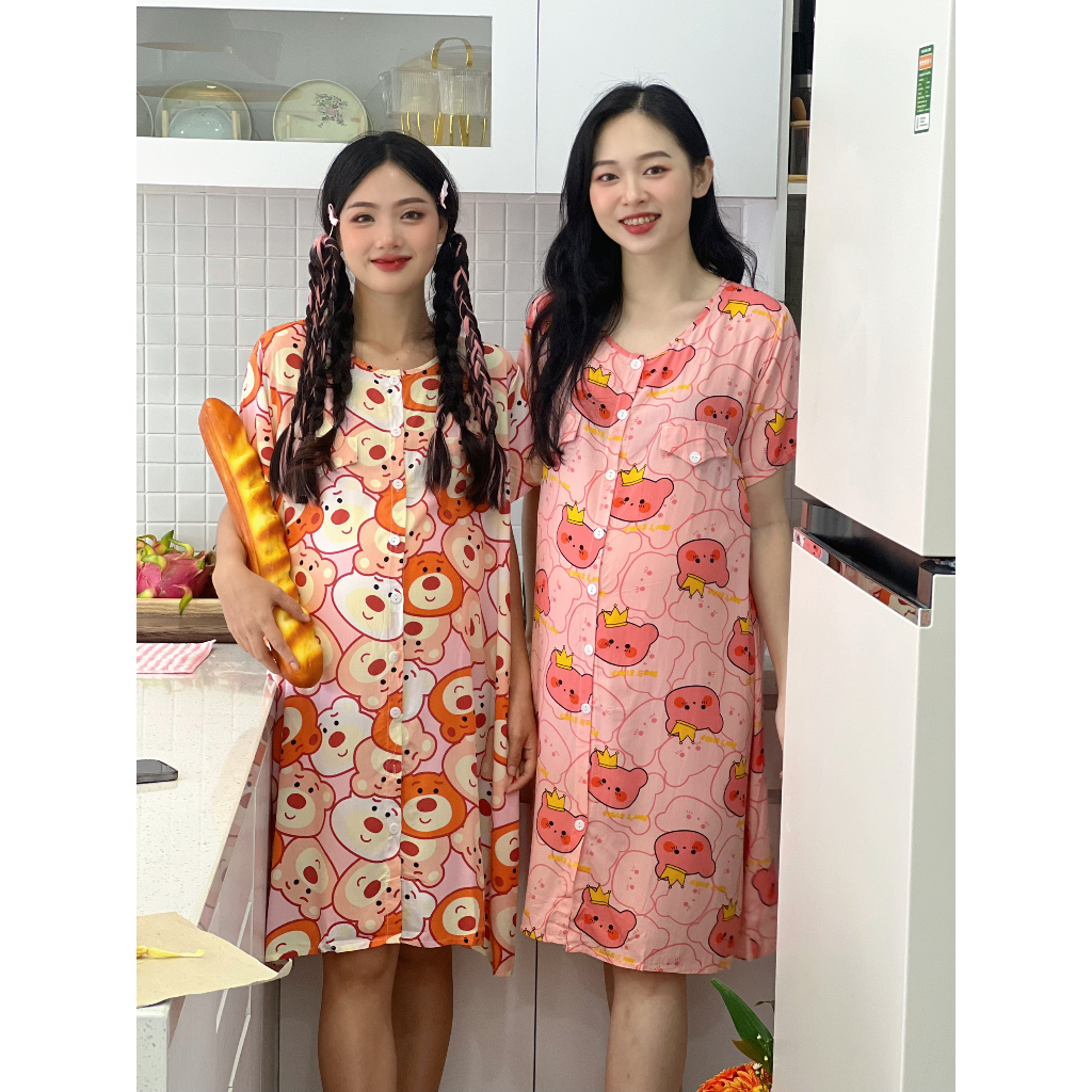 Đầm Bầu tole 2 da mặc nhà siêu mát