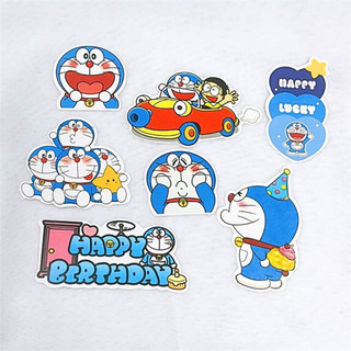 Sp070905 set que giấy hpbd doremon nobita lái oto