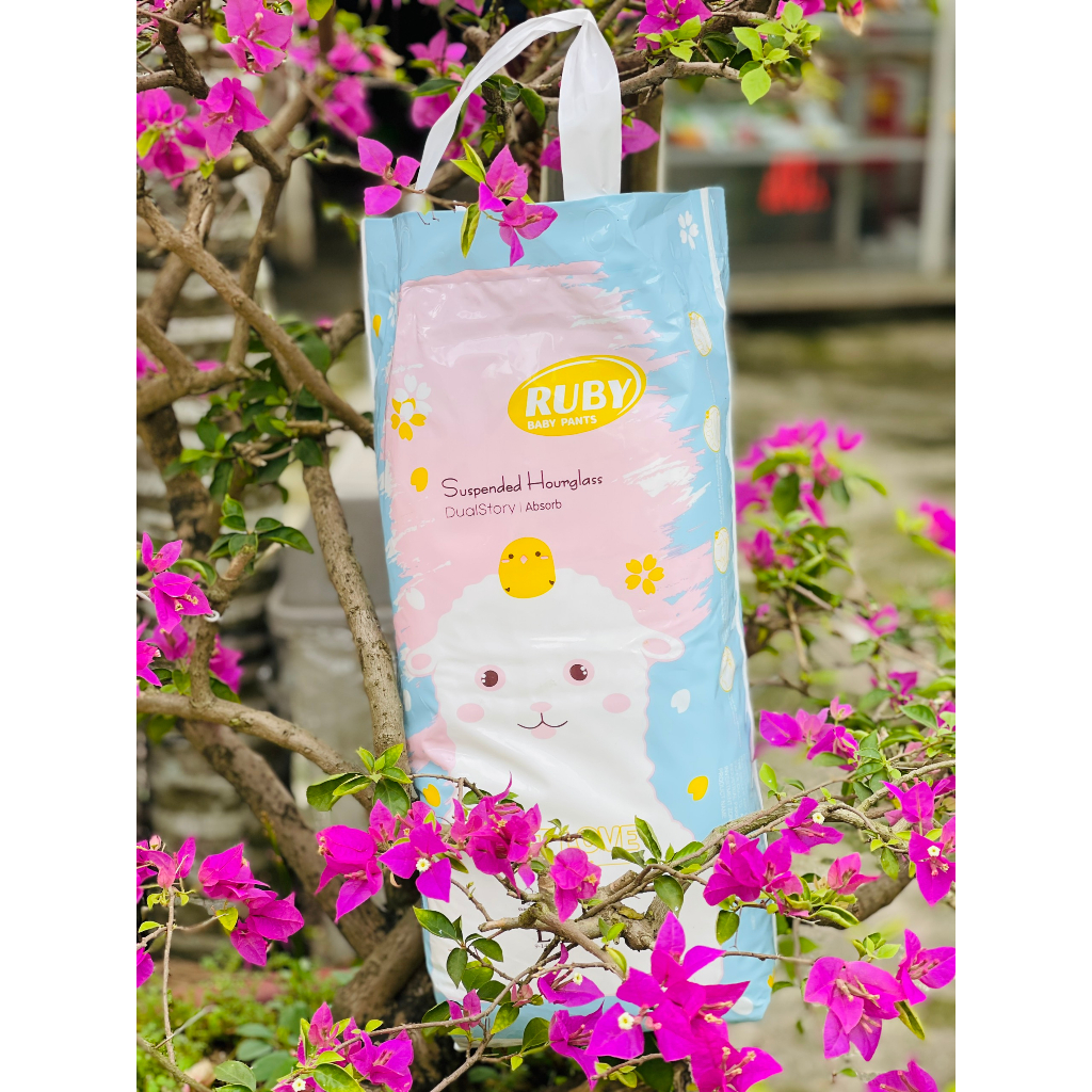 Tã/Bỉm quần RUBY xuất Nhật đủ size M/L/XL/XXL/XXXL cho bé 5-17kg