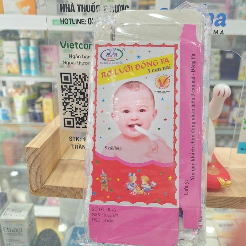 (10 hộp 50 cái) Gạc rơ lưỡi Đông Fa