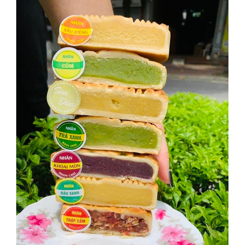 Combo 4 Bánh trung thu Truyền thống nướng/dẻo (Không Trứng Muối)