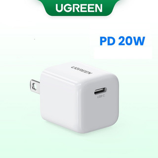 Củ sạc nhanh mini ugreen 20w cd241 cổng usb c |sạc nhanh pd| quick charge 4.0 3.0 10219