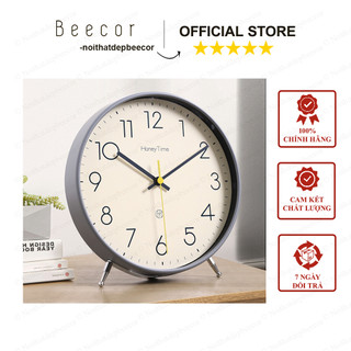 Đồng Hồ Để Bàn Honey Time Kim Trôi - Decor Góc Làm Việc Trang Trí - Mẫu Số Phong cách hiện đại