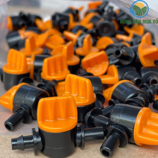 Van khóa sino 1 đầu trơn 1 gài | Van khóa ống LDPE 6mm