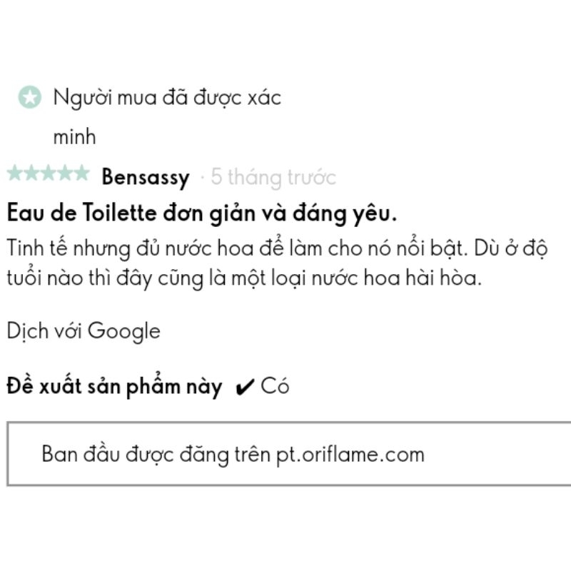 Nước hoa nữ White Lilac ngây thơ thuần khiết 32438