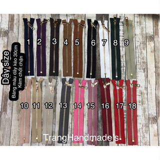 Dây kéo túi xách- số 5-30cm