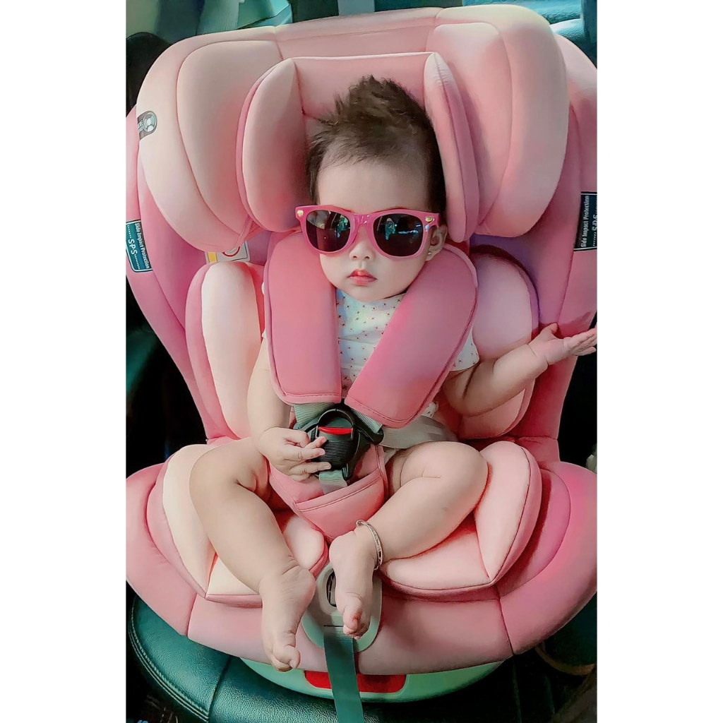 Ghế ngồi ô tô cho bé 360 độ, Ghế xe hơi cho trẻ em sơ sinh 6 tháng, baby seat car , Bảo hành 3 năm -NTH00