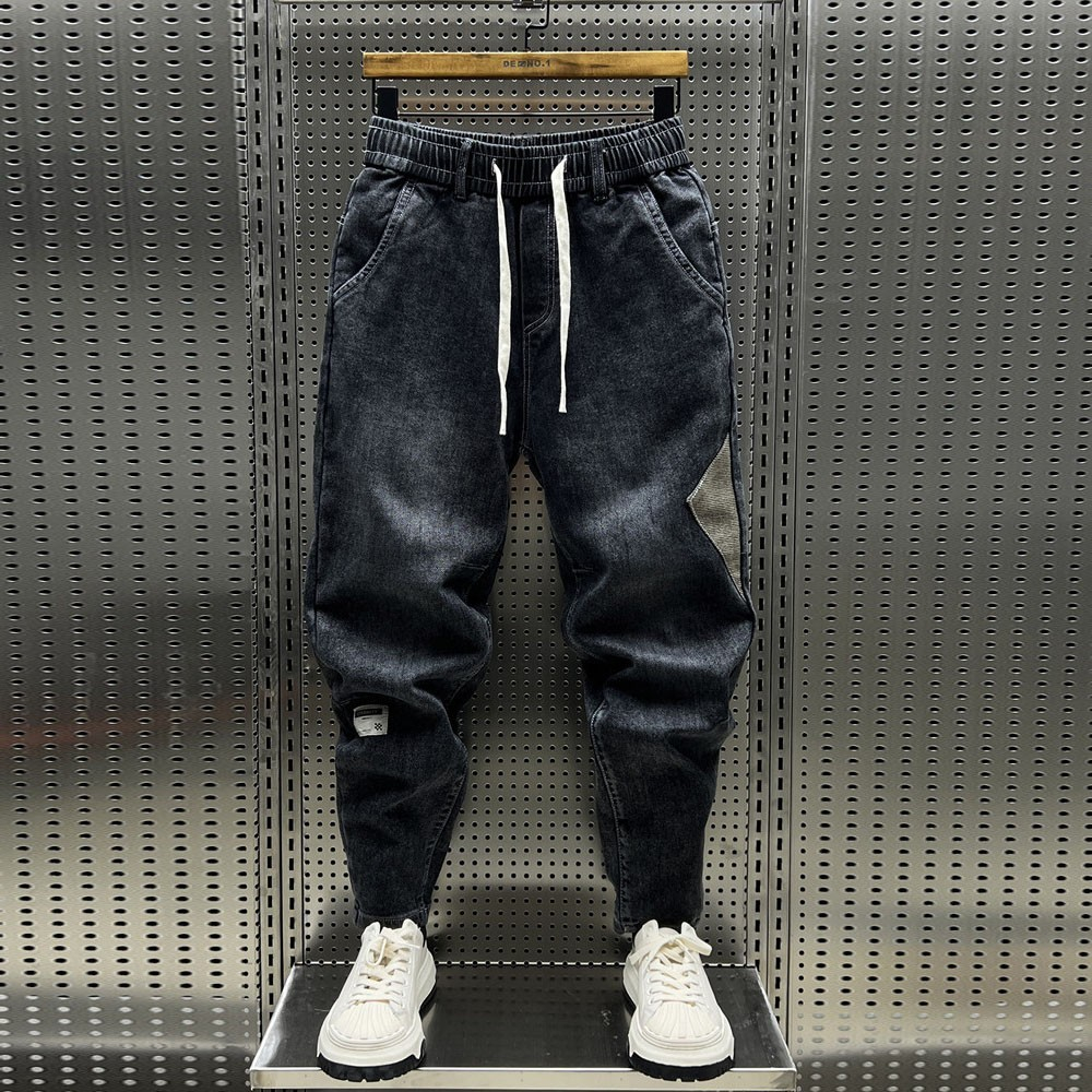 Quần Jean Nam Jogger, Quần Bò Nam Phong Cách Thể Dục Thể Thao Năng Động Cá Tính Unisex  - Jean 120-168