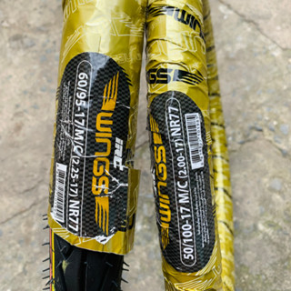 (NR77) Cặp vỏ xe IRC WINGS NR77 cho xe máy hàng chính hãng ThaiLand - Vỏ sử dụng ruột - Dòng xe Wave, Sirius, Future,..