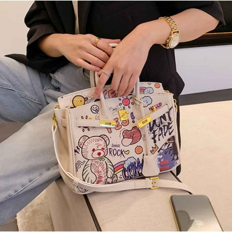 TÚI XÁCH H-M BI.RKIN HỌA TIẾT SIÊU SANG CHẢNH HÀNG LOẠI 1