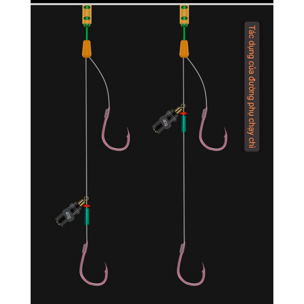 Chì Chạy Câu Đáy , Chì Chạy Chuyên Cá Nhát Đủ Size Số  PK-51